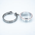 Load image into Gallery viewer, CT8RX Compressor Side Outlet 5" V-Band Flange & Clamp Set (Aluminum)
