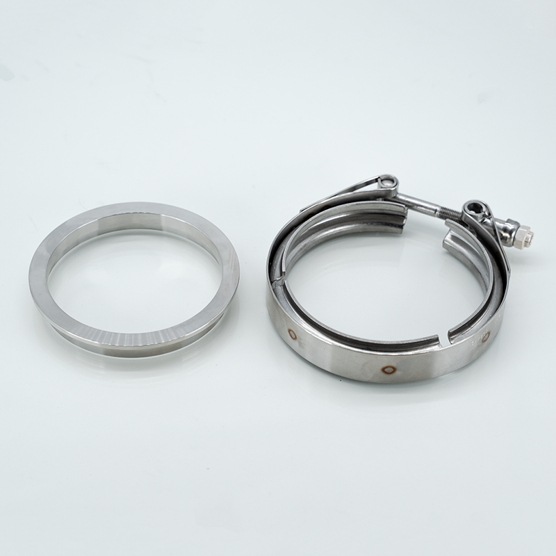 CT5RX T4 SS Downpipe 4" Flange and Clamp Set