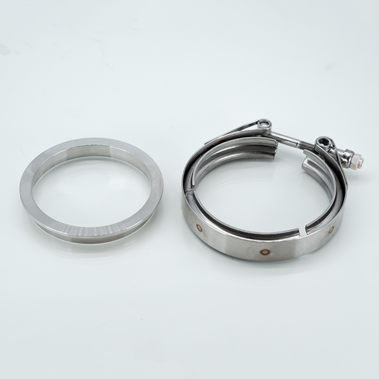 CT5RX T4 SS Downpipe 4" Flange and Clamp Set