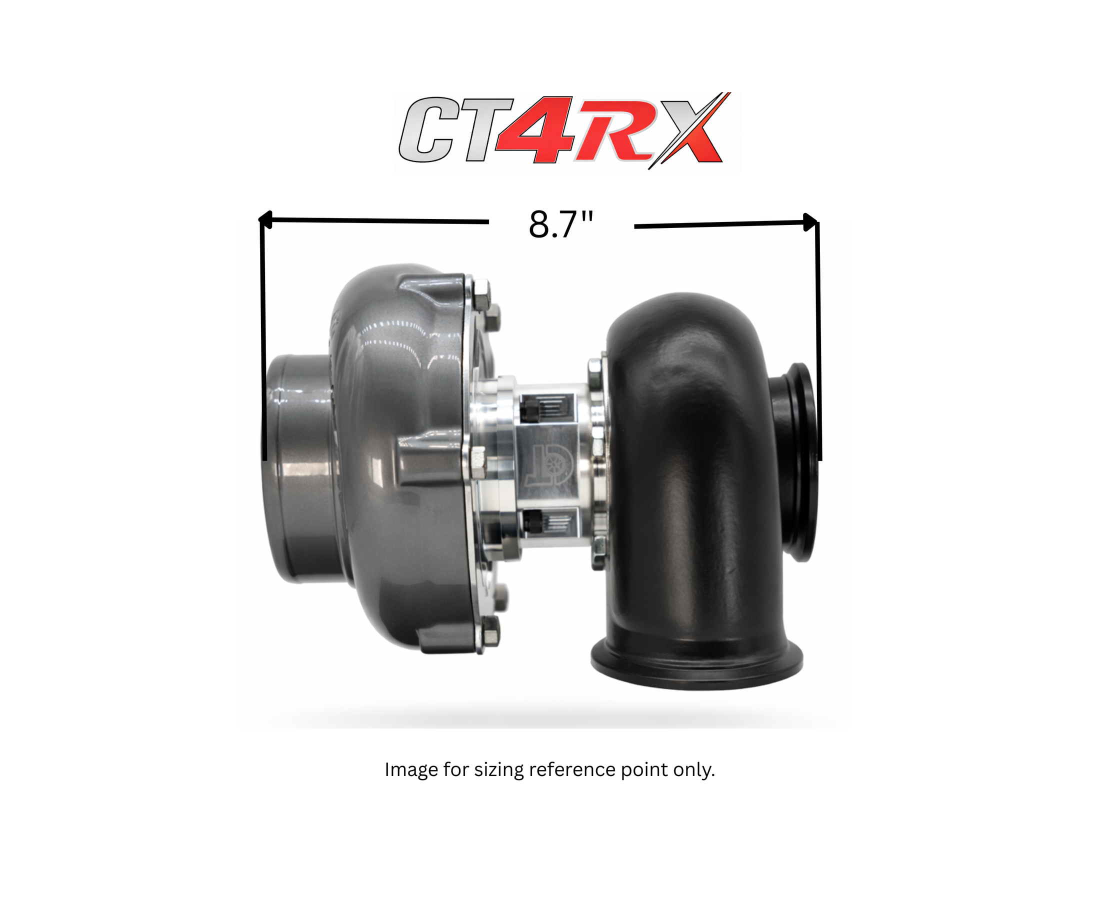 CT4RX-6875 TRIPLEX CERAMIC BALL BEARING OIL-LESS WATER COOLED REVERSE ROTATION TURBOCHARGER (1300 HP)