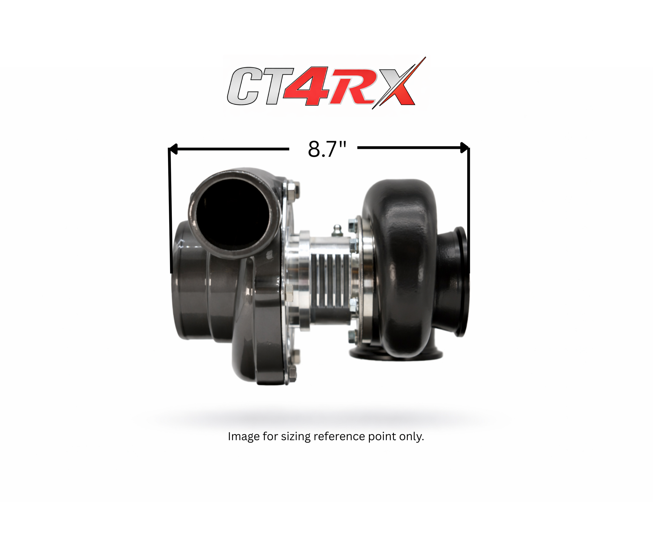 CT4RX-6467 TRIPLEX CERAMIC BALL BEARING OIL-LESS WATER COOLED TURBOCHARGER (1100 HP)