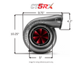 Load image into Gallery viewer, CT5RX-8085 TRIPLEX CERAMIC BALL BEARING OIL-LESS AIR COOLED TURBOCHARGER (1650 HP)
