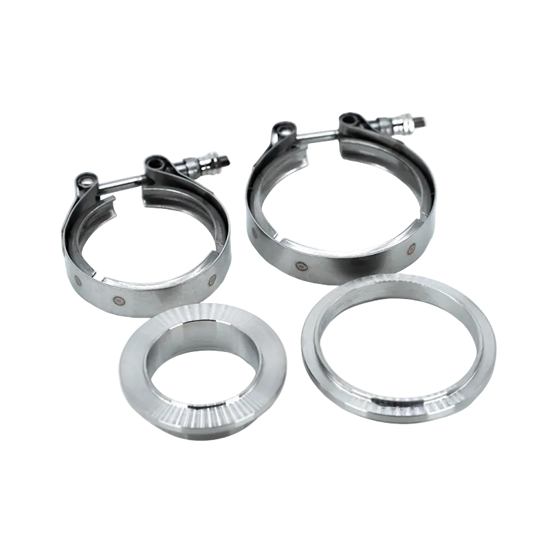 CT2RX/CT3RX/CT4RX Dual V-Band Turbine Housing Inlet/Outlet Flange & Cl ...