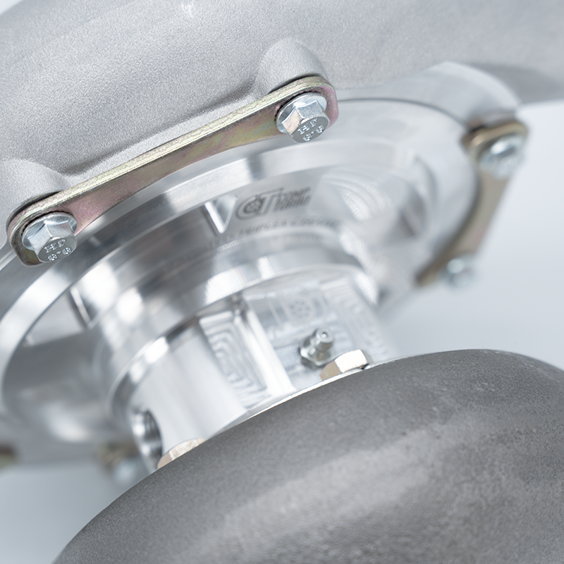 CT43RX-6875 TRIPLEX CERAMIC BALL BEARING OIL-LESS WATER COOLED REVERSE ROTATION TURBOCHARGER (1300 HP)