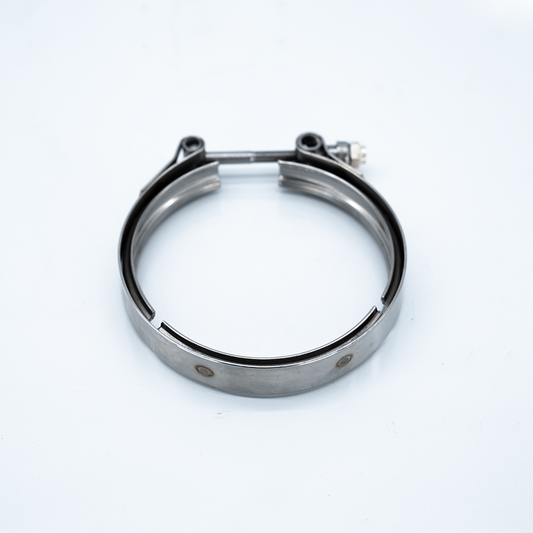 CTRX8 Downpipe Clamp SS (Dual V-Band Hsg)