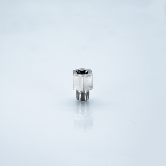 CTRX Triplex Ceramic Oil Feed Restrictor 1/8 NPT Male to 1/8 NPT Female